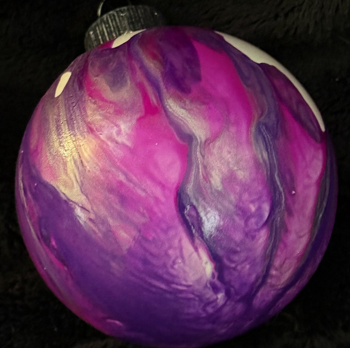 Acrylic Pour Ornament