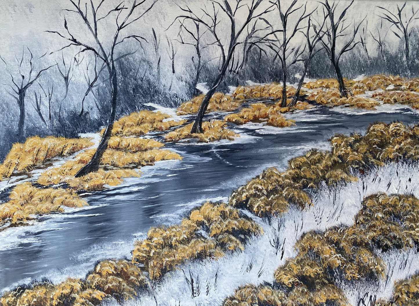 Golden Riverbank
