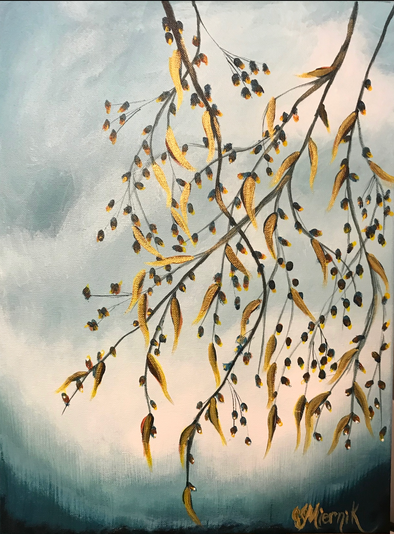 Golden leaves