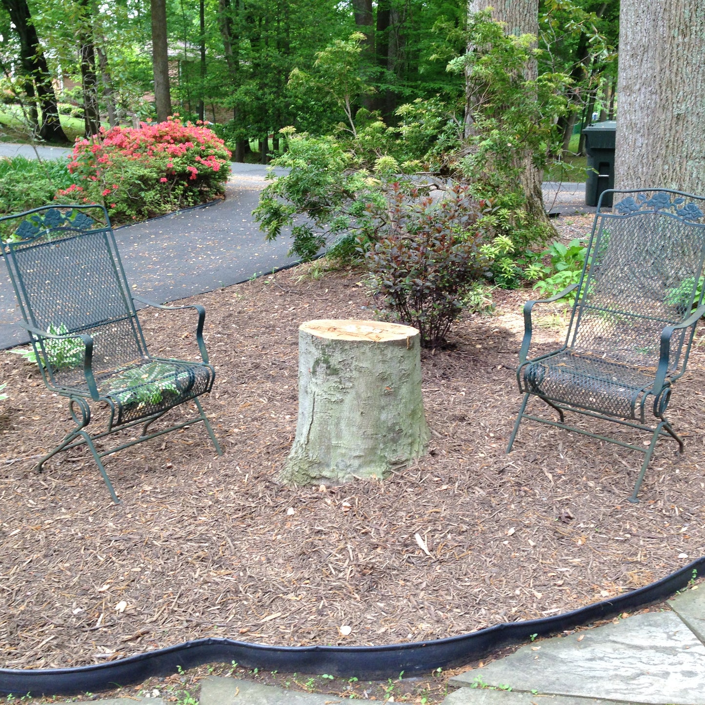 Faux Marbled Outdoor Table Top