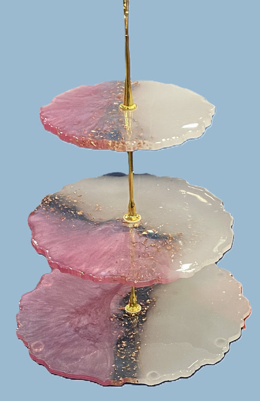 Resin 3 Tier Serving Tray