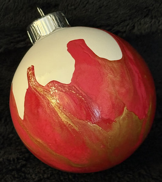 Acrylic Pour Ornament