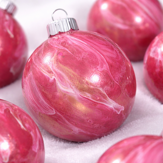 Swirl Christmas Ornaments
