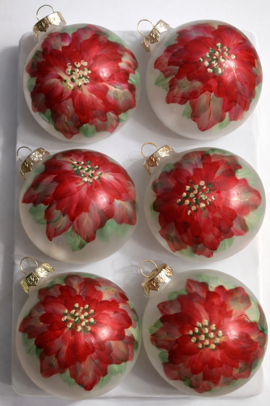 Red Flower Ornaments