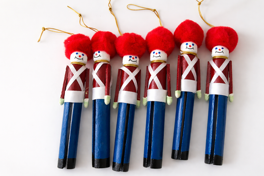 Wooden Nutcracker Ornaments