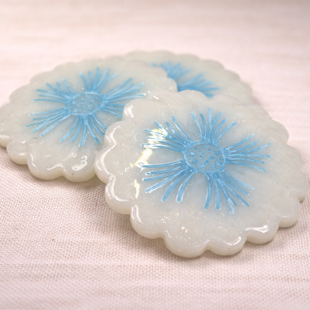 Petal Resin Coasters