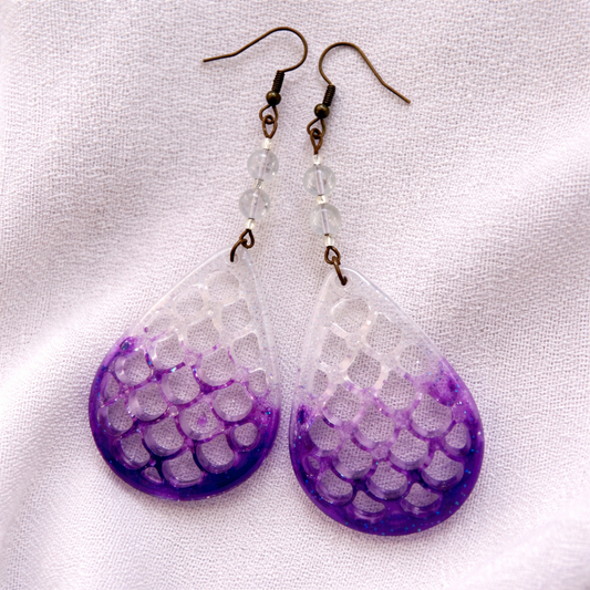 Woven Resin Earrings