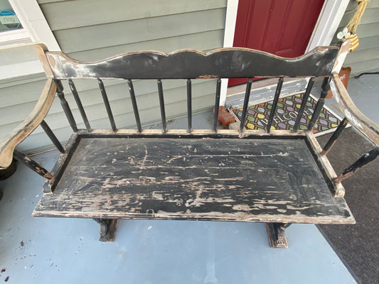 Refinished Front Porch Bench