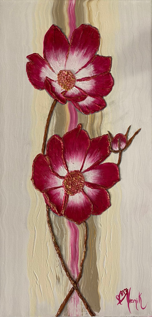 Red Anime Flowers