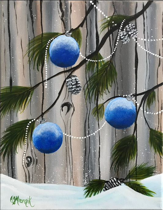 Snowy Christmas Tree