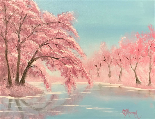 Cherry Blossom River
