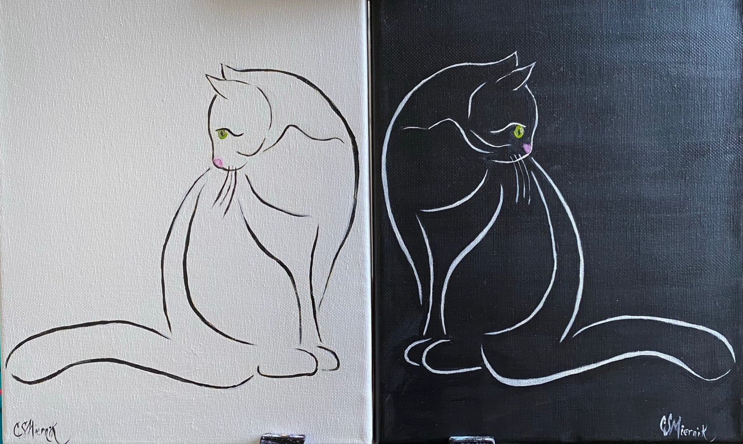 Black and White Cats