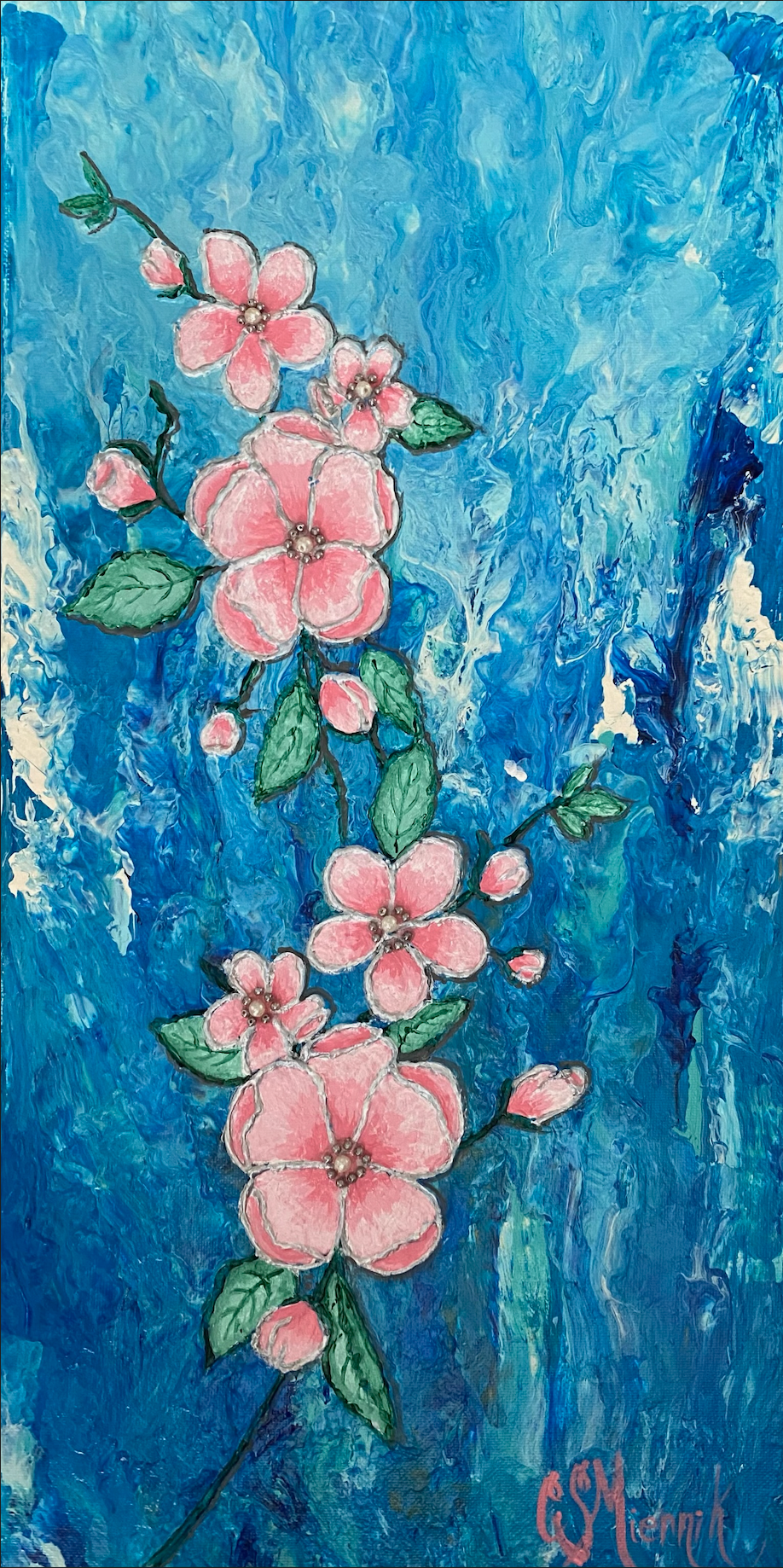 Pink Anime Flowers
