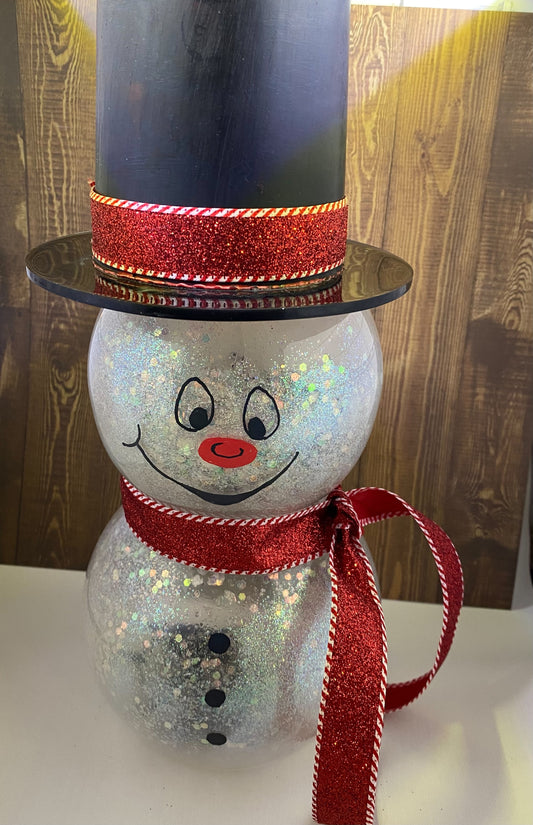 Glass Snowman